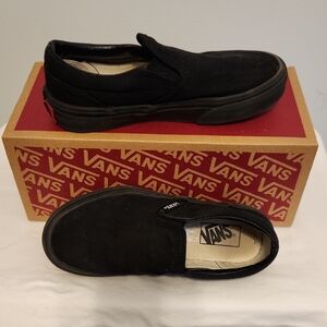 Vans Black Sneakers Minimalist Slip-On